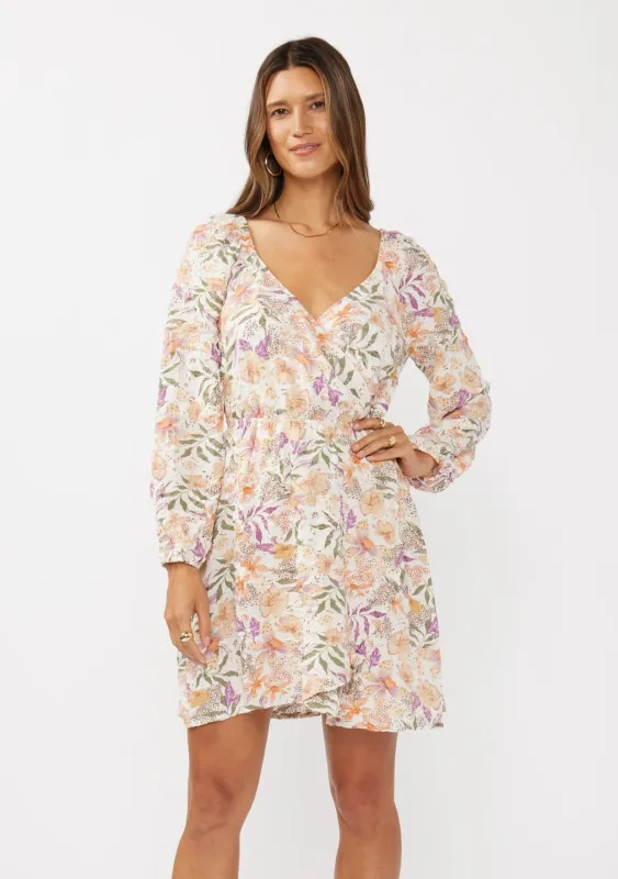 Tess Floral Mini Dress sold by lovestitch