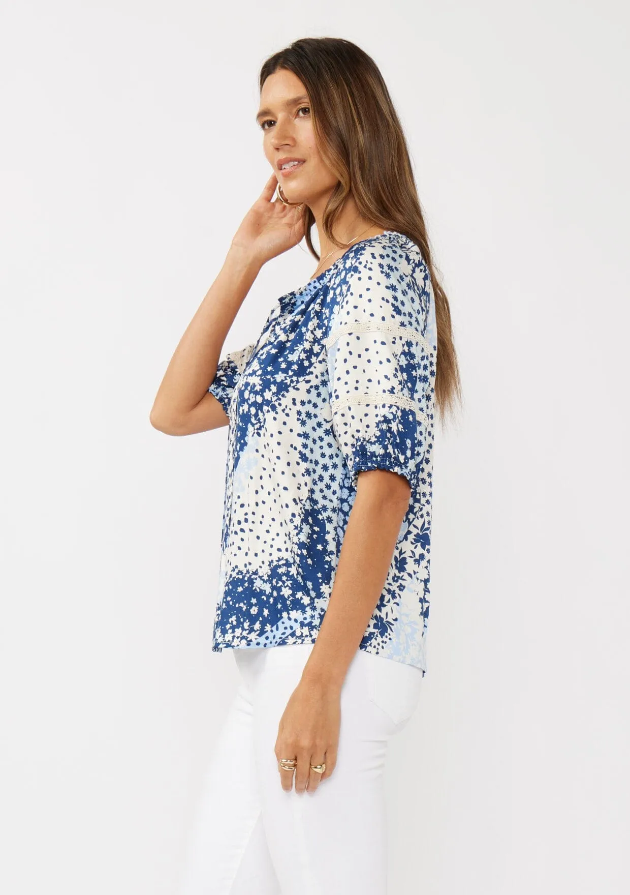 Eternal Wander Puff Sleeve Top sold by lovestitch product image thumbnail 2