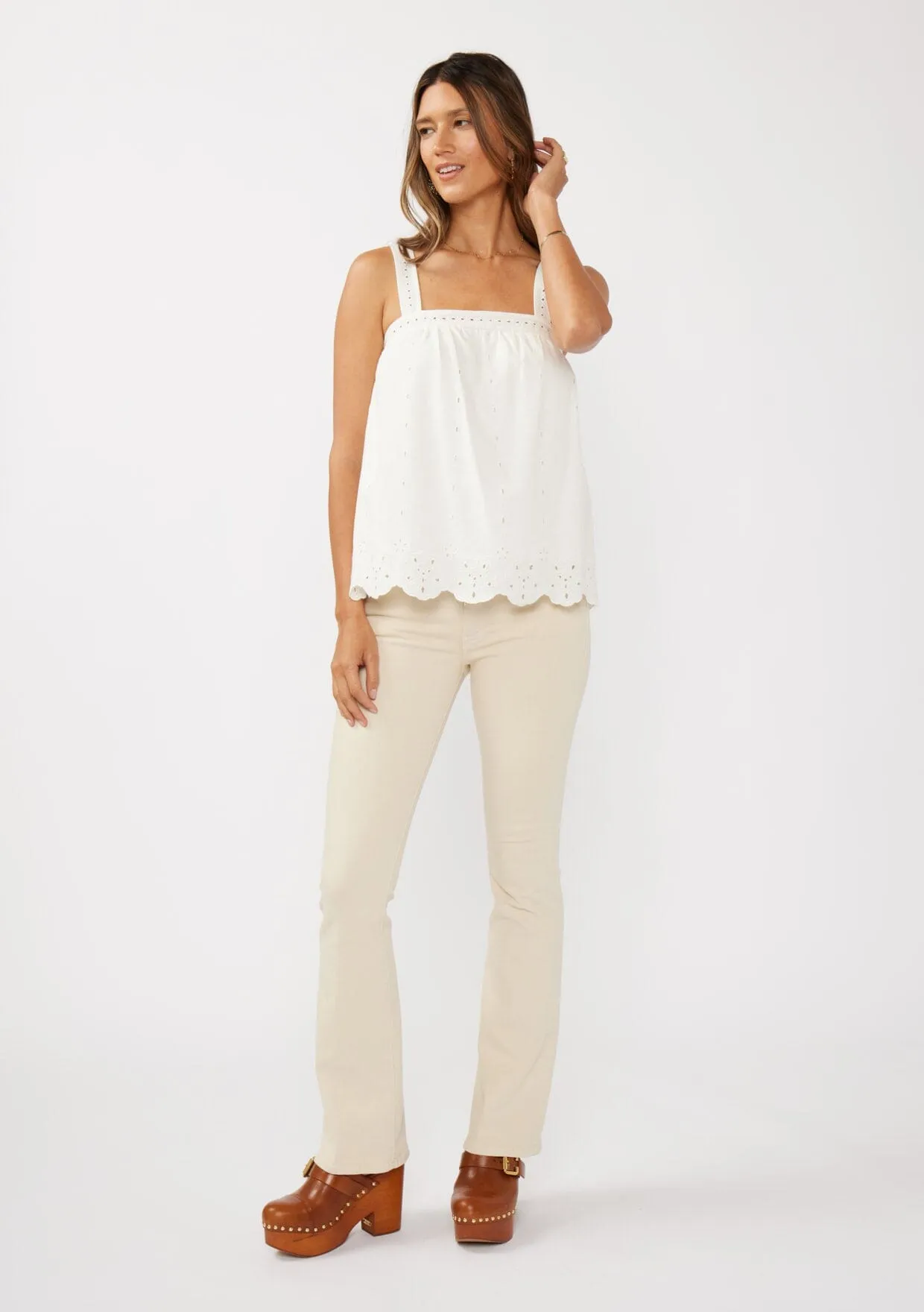 Maribel Eyelet Tank Top sold by lovestitch product image thumbnail 4