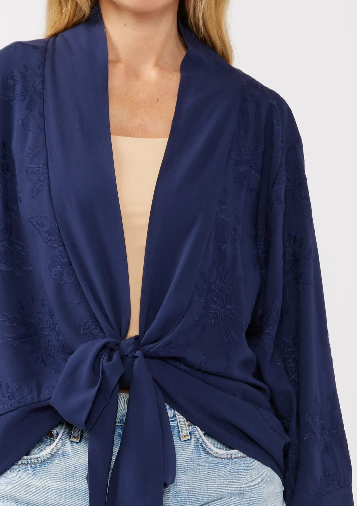 Grace Embroidered Kimono Top sold by lovestitch product image thumbnail 5