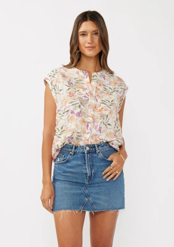 Arden Floral Top made by lovestitch
