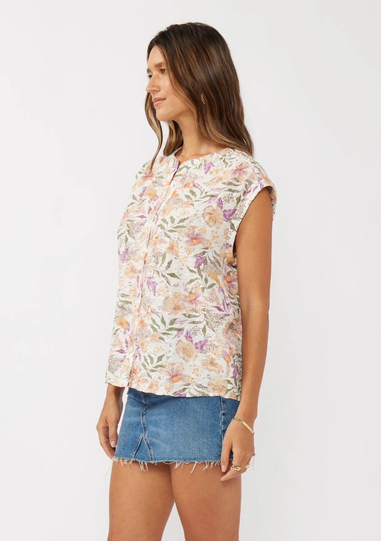 Arden Floral Top sold by lovestitch product image thumbnail 5