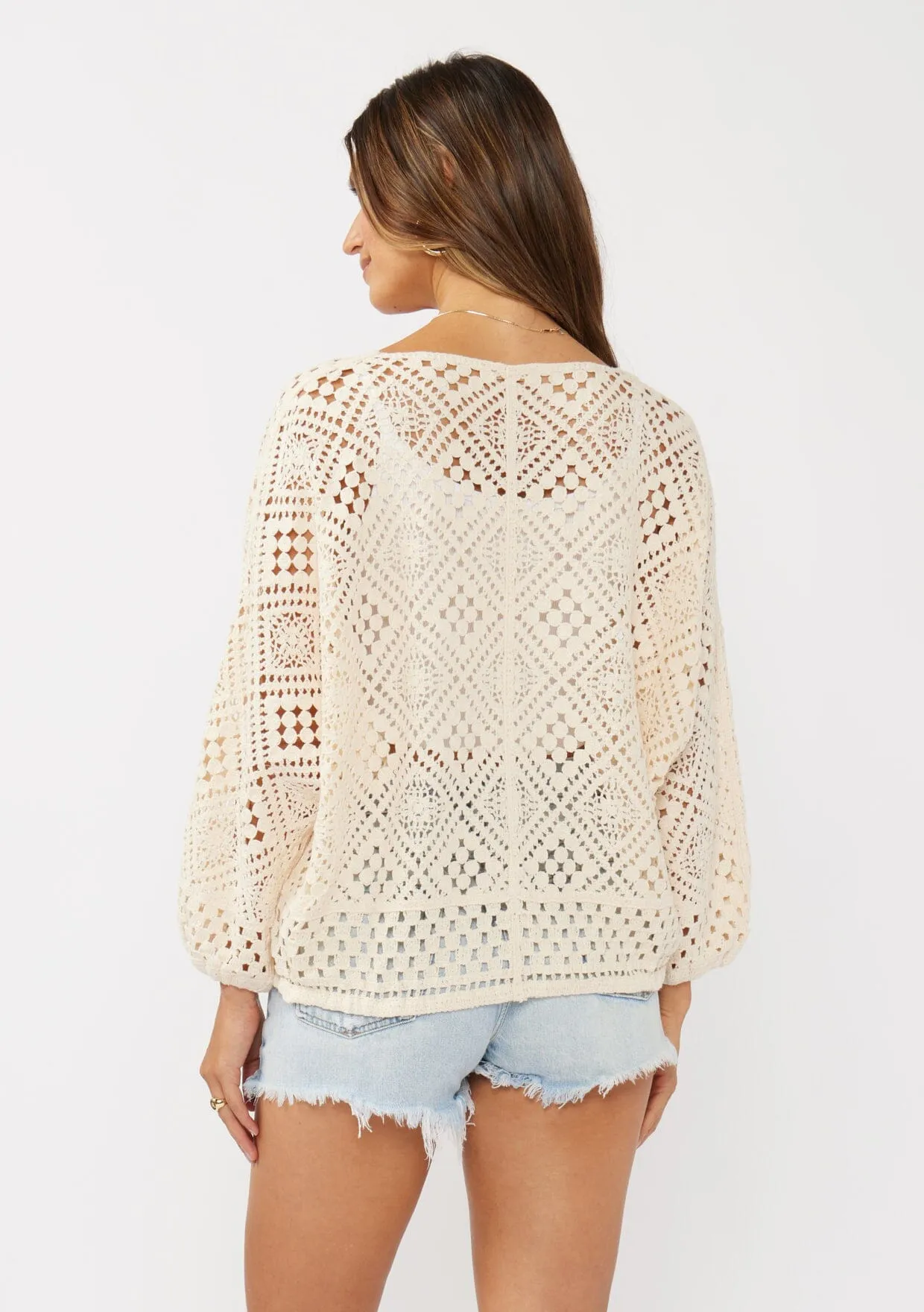 Iris Crochet Wrap Top sold by lovestitch product image thumbnail 4