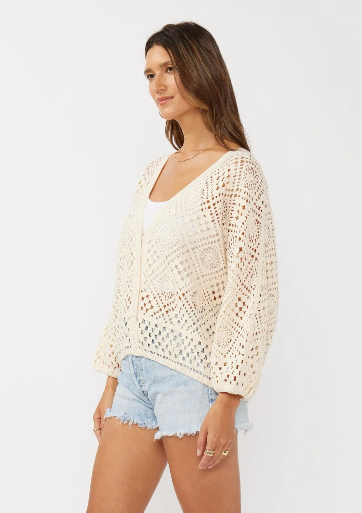 Iris Crochet Wrap Top sold by lovestitch product image thumbnail 3