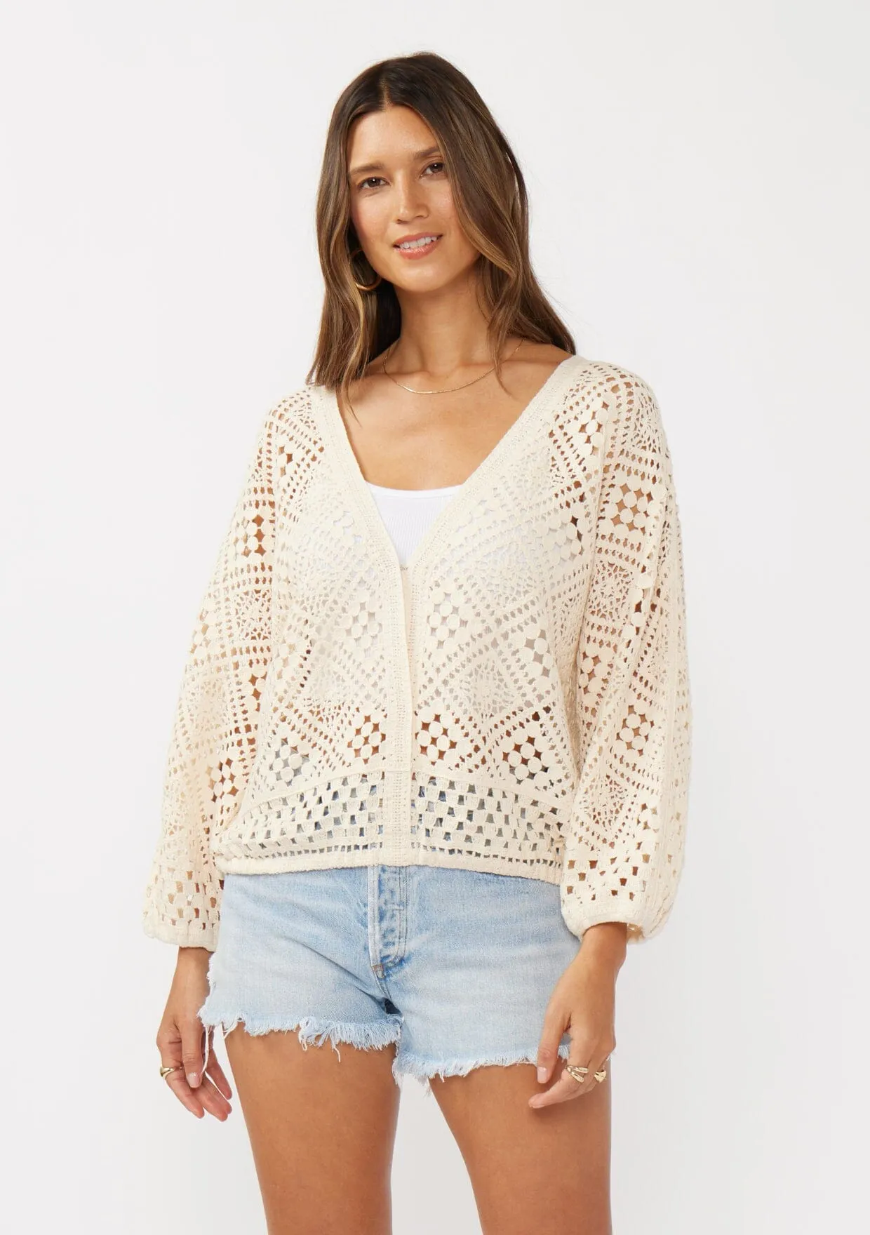Iris Crochet Wrap Top sold by lovestitch product image thumbnail 5