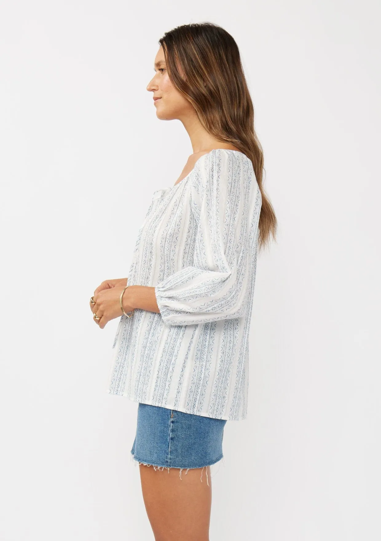 Kallie Striped Blouse sold by lovestitch product image thumbnail 4