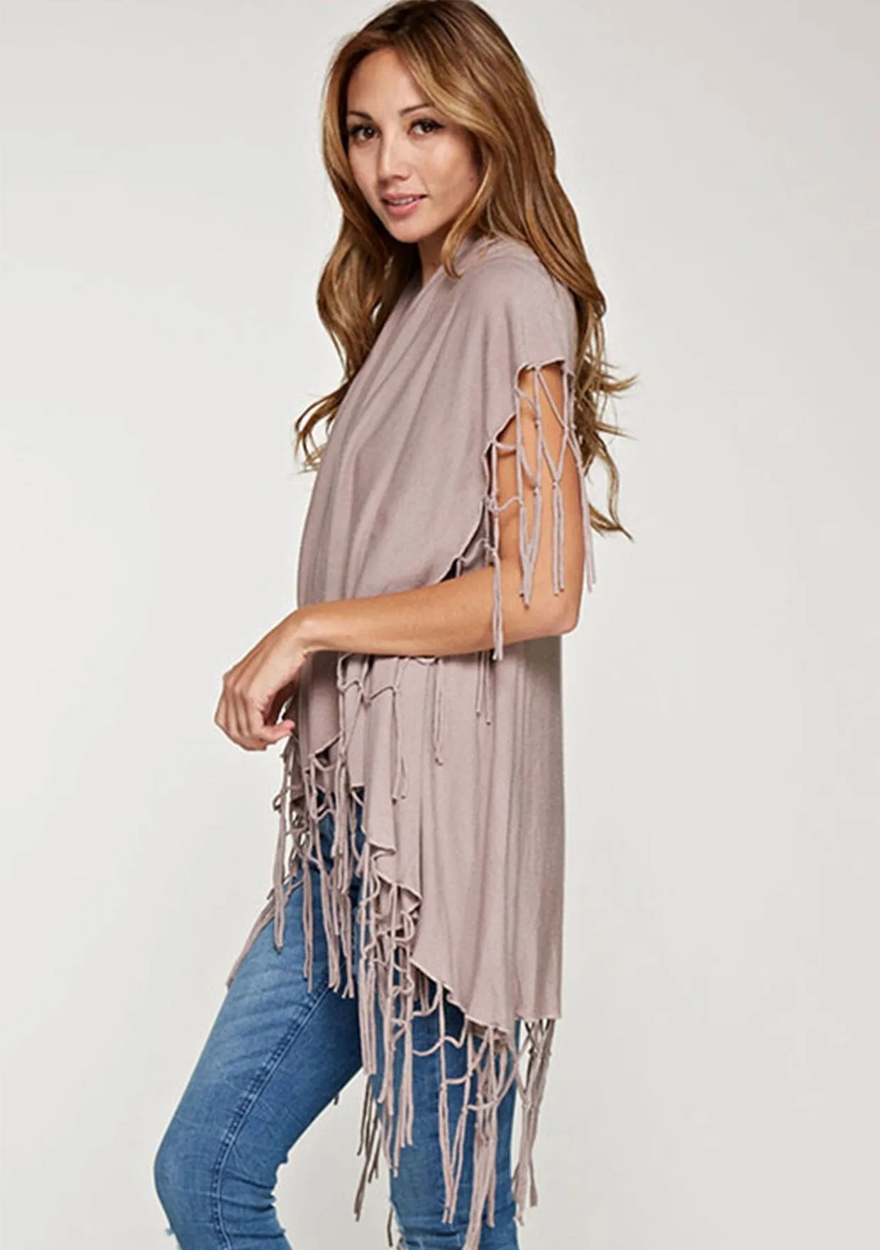 Wyatt Fringed Vest sold by lovestitch product image thumbnail 2