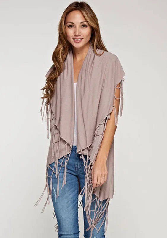 Wyatt Fringed Vest made by lovestitch