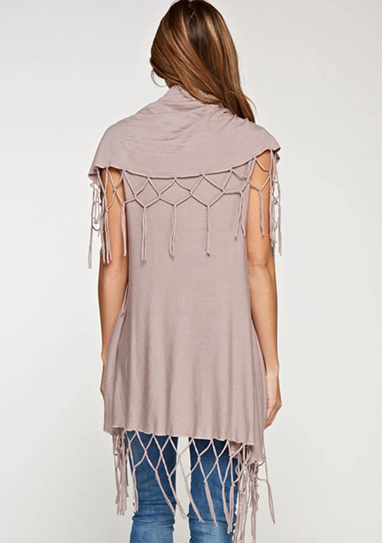 Wyatt Fringed Vest sold by lovestitch product image thumbnail 3