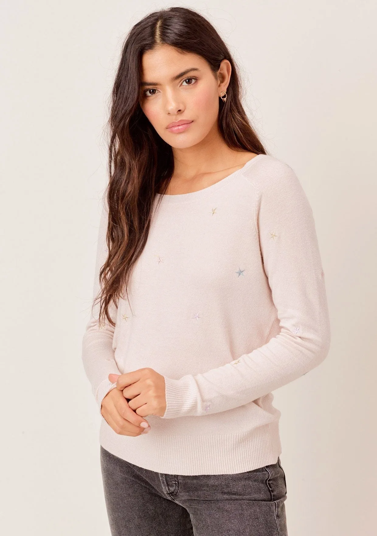 Seeing Stars Embroidered Sweater sold by lovestitch product image thumbnail 2