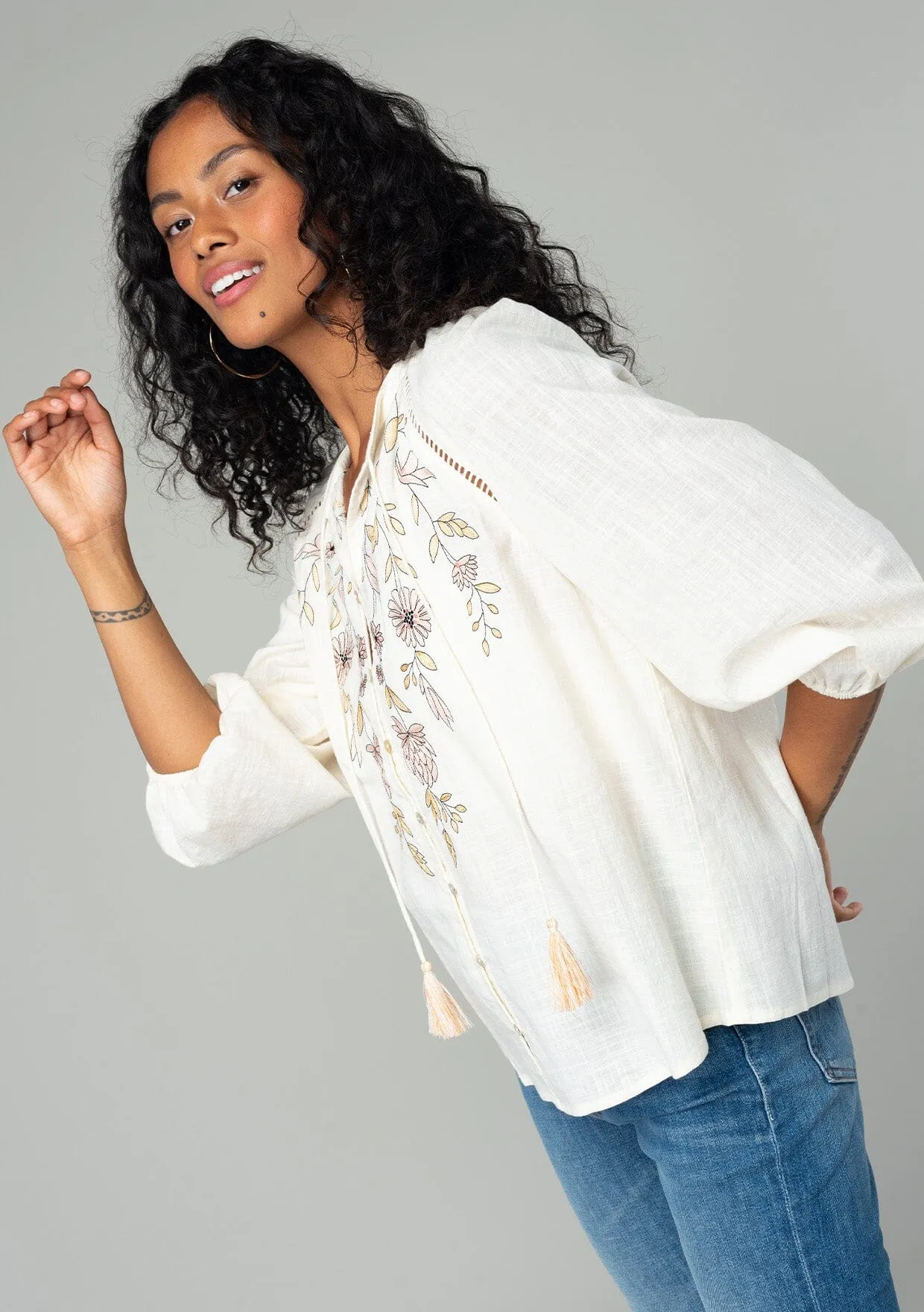 New Day Button Up Blouse sold by lovestitch product image thumbnail 3