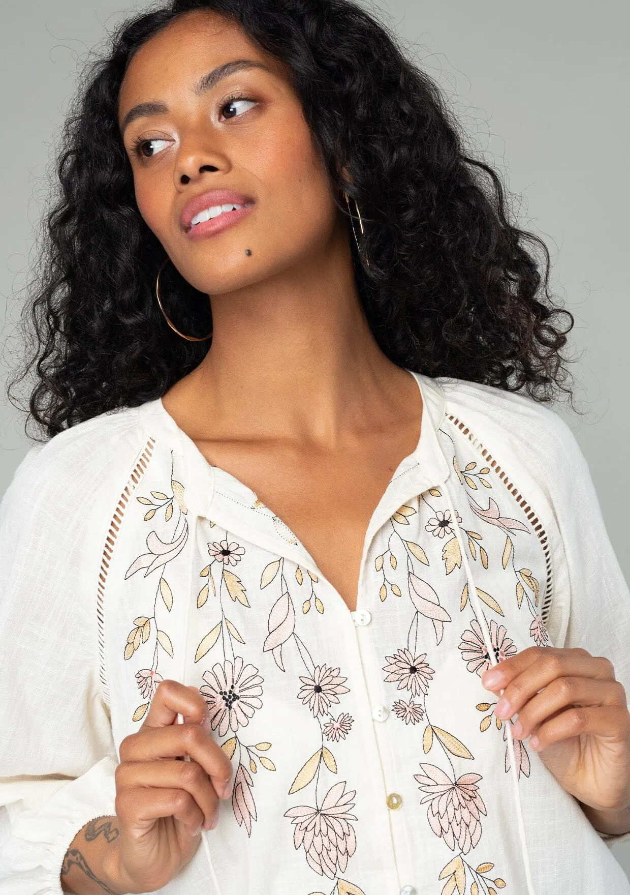 New Day Button Up Blouse sold by lovestitch product image thumbnail 4