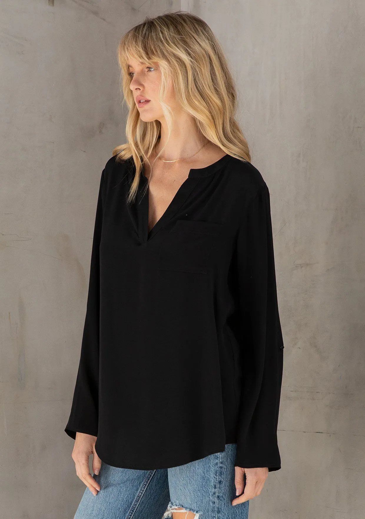 Tru Silky Long Sleeve Top sold by lovestitch product image thumbnail 3