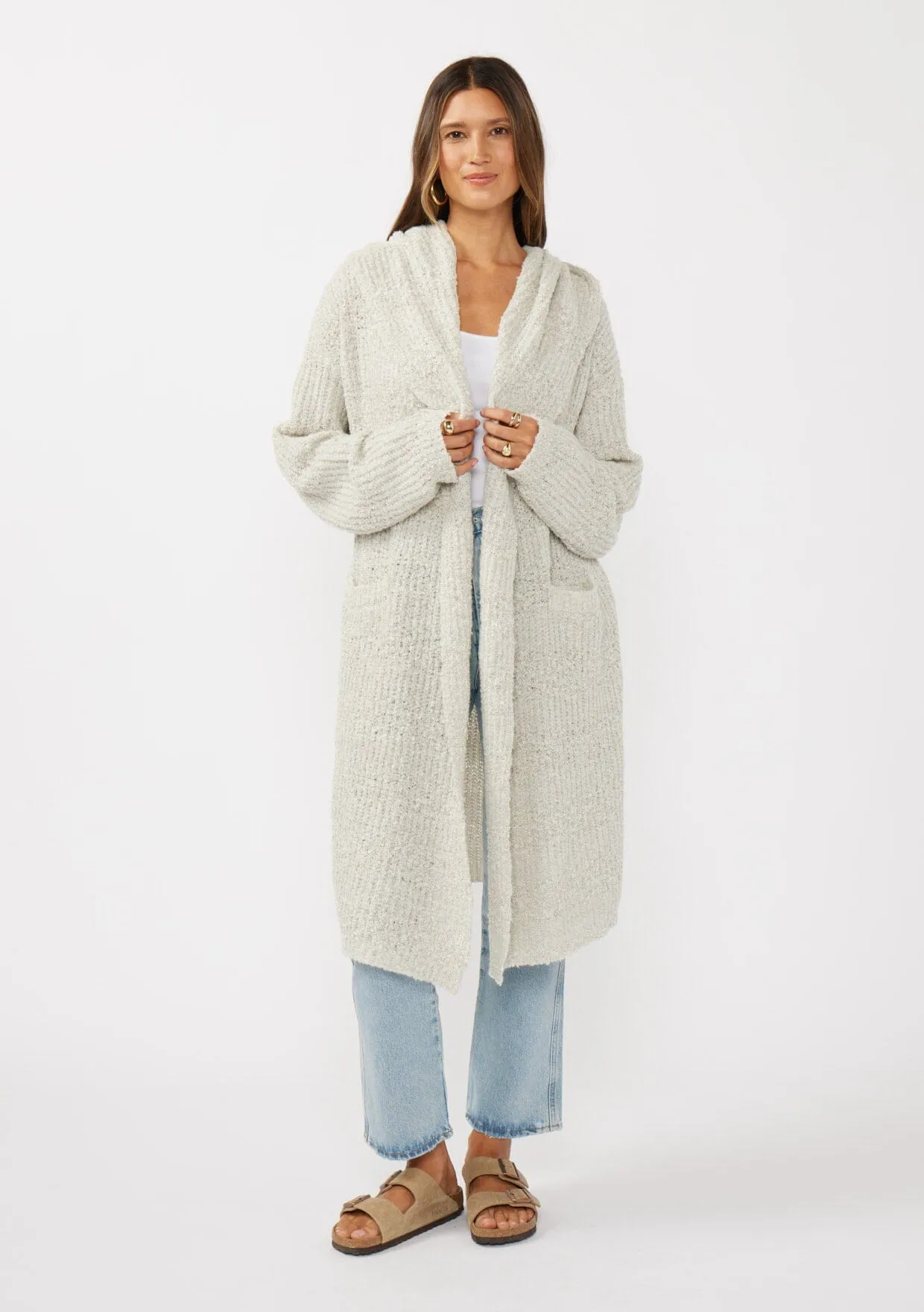 Lina Space Dye Hooded Cardigan sold by lovestitch product image thumbnail 5