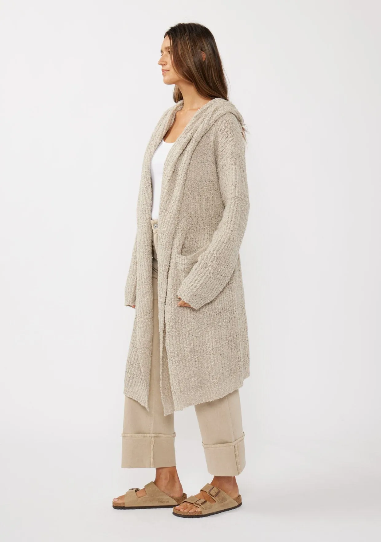 Lina Space Dye Hooded Cardigan sold by lovestitch product image thumbnail 2