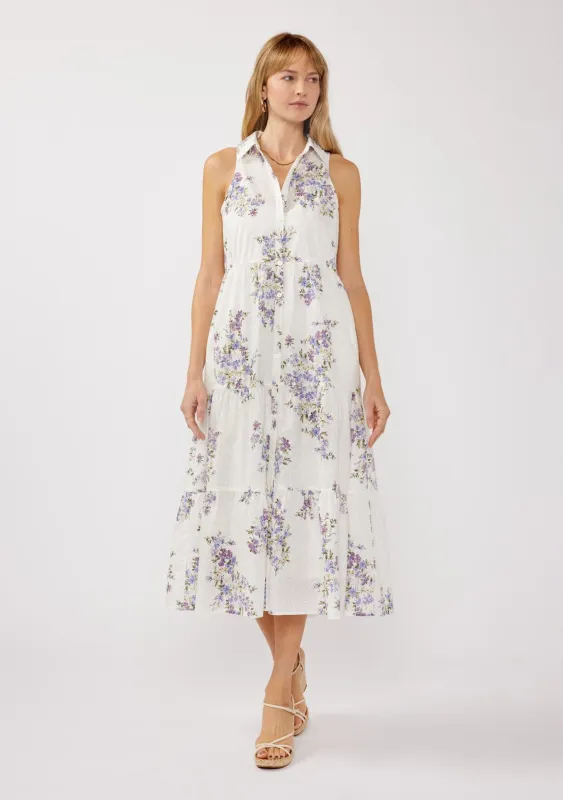 Celia Floral Midi Dress sold by lovestitch