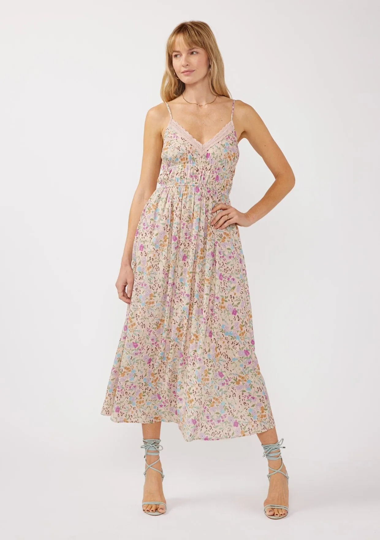 Blush Petal Maxi Dress sold by lovestitch product image thumbnail 2