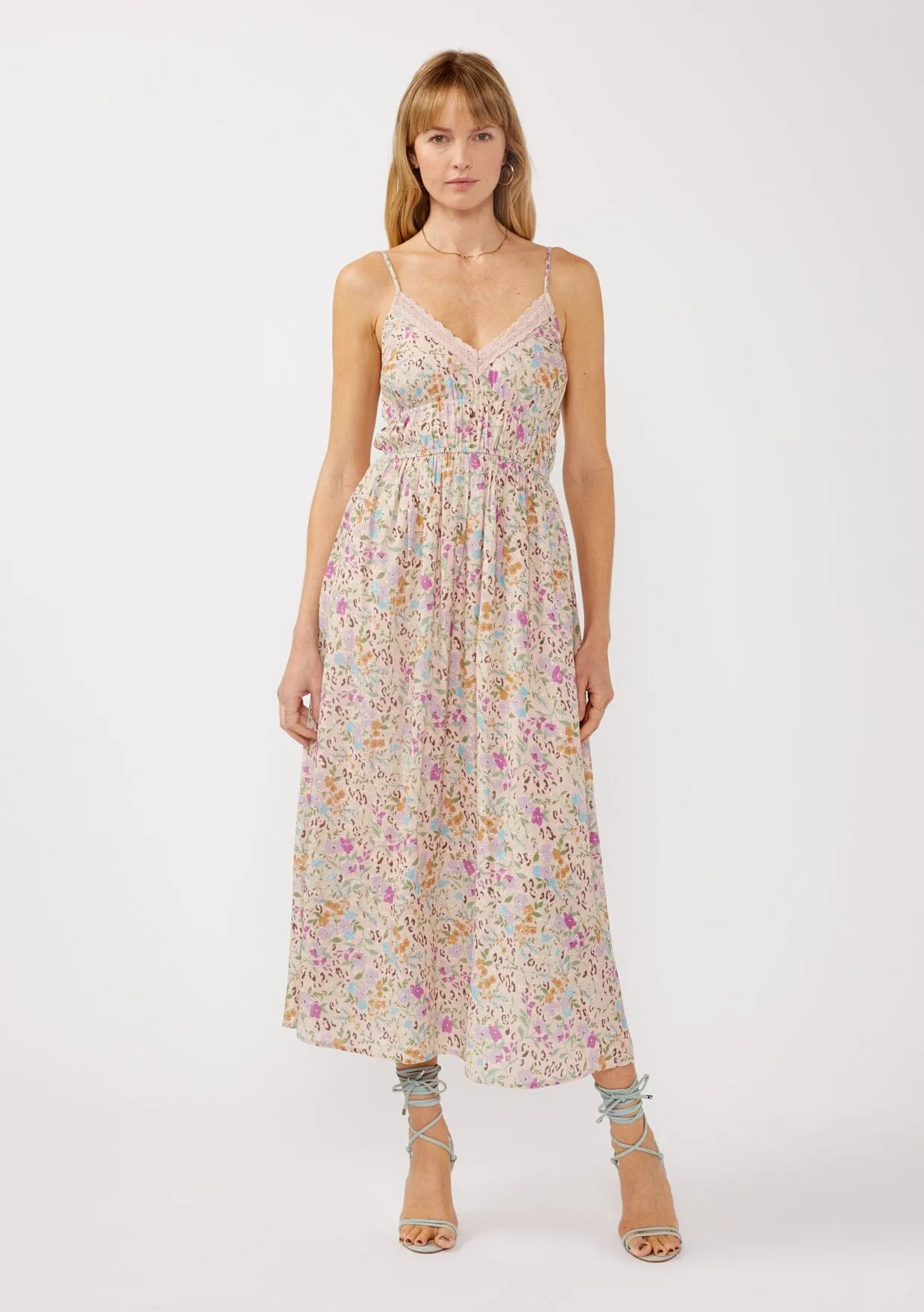 Blush Petal Maxi Dress sold by lovestitch