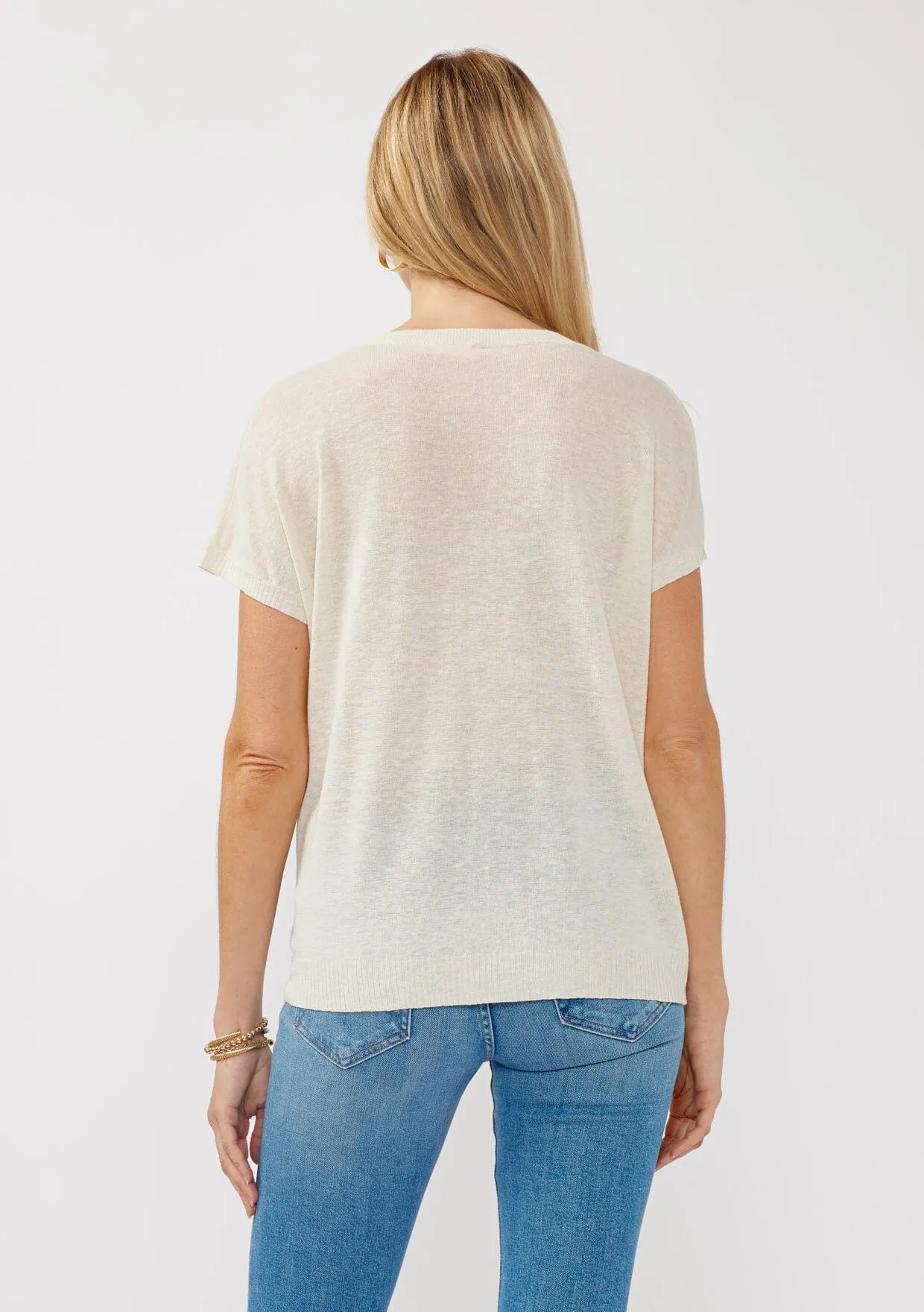 Gabby Linen Tee sold by lovestitch product image thumbnail 4
