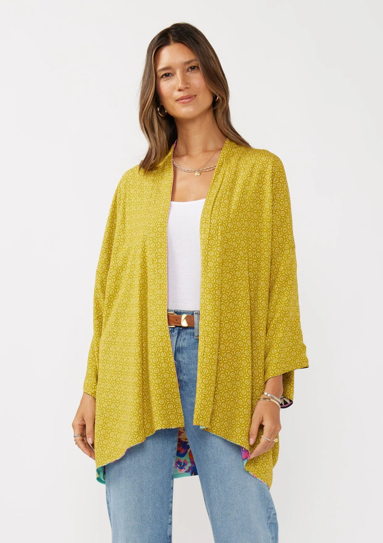 Belize Reversible Kimono sold by lovestitch product image thumbnail 5