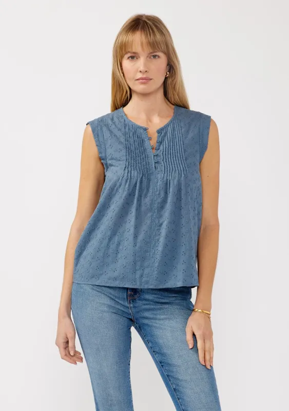 Jess Embroidered Tank Top sold by lovestitch