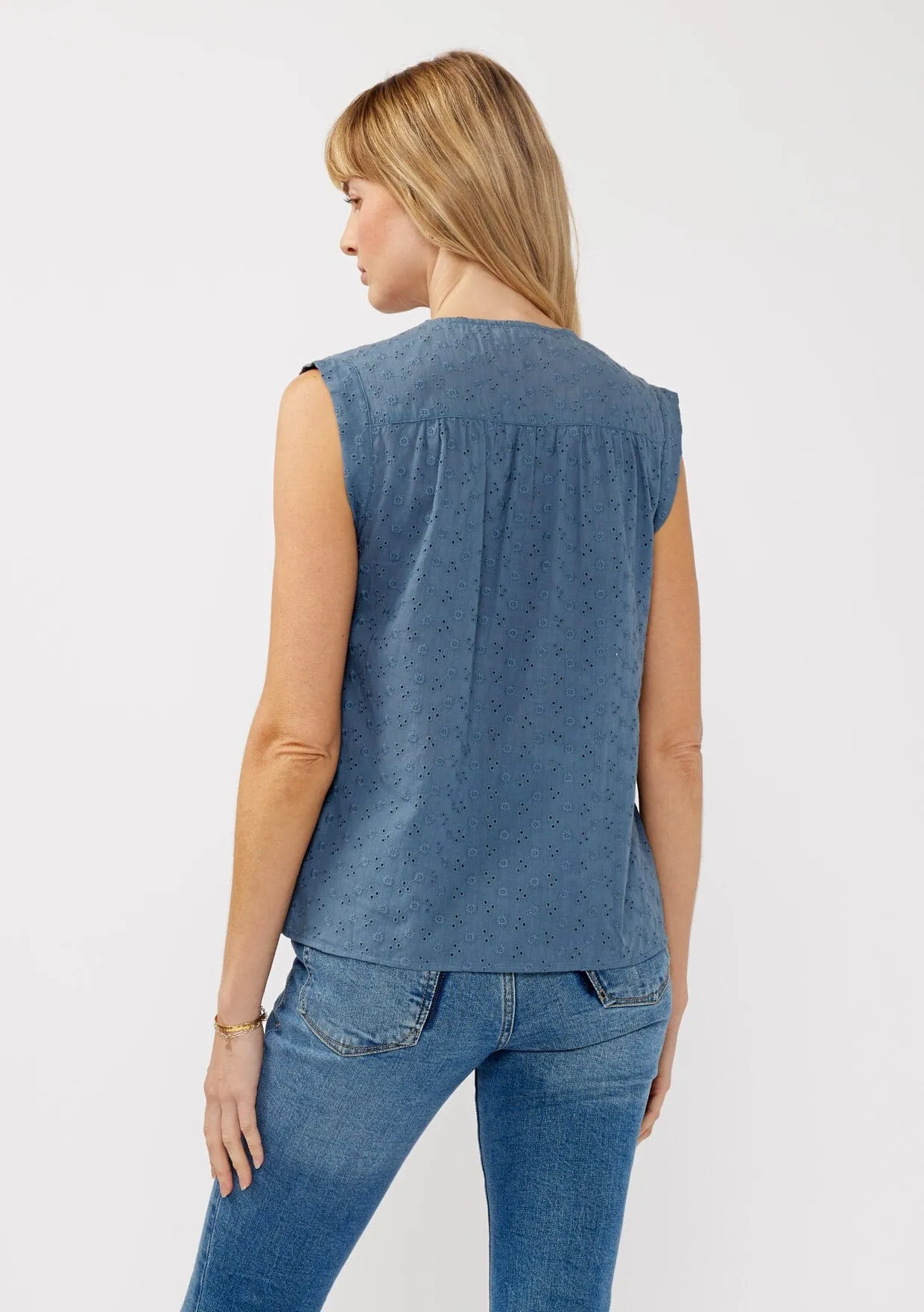 Jess Embroidered Tank Top sold by lovestitch product image thumbnail 2