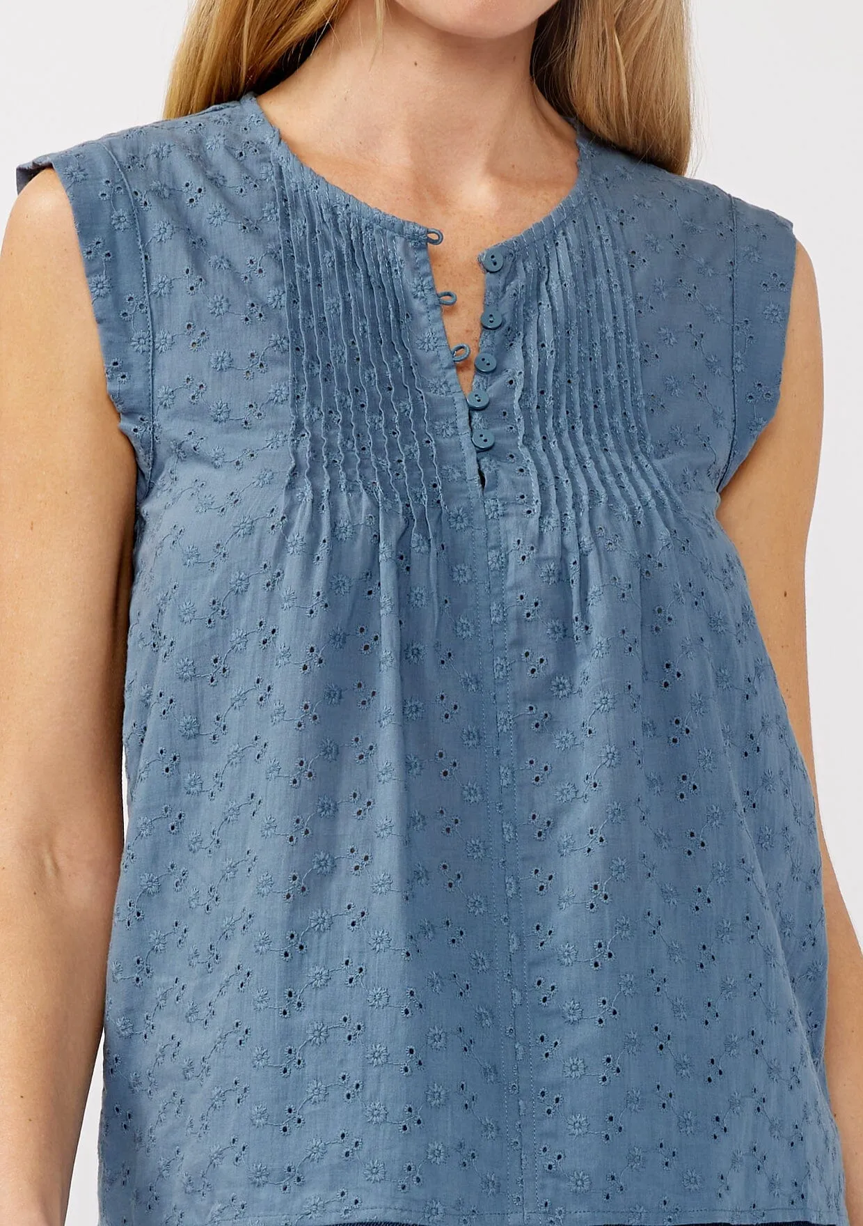 Jess Embroidered Tank Top sold by lovestitch product image thumbnail 3