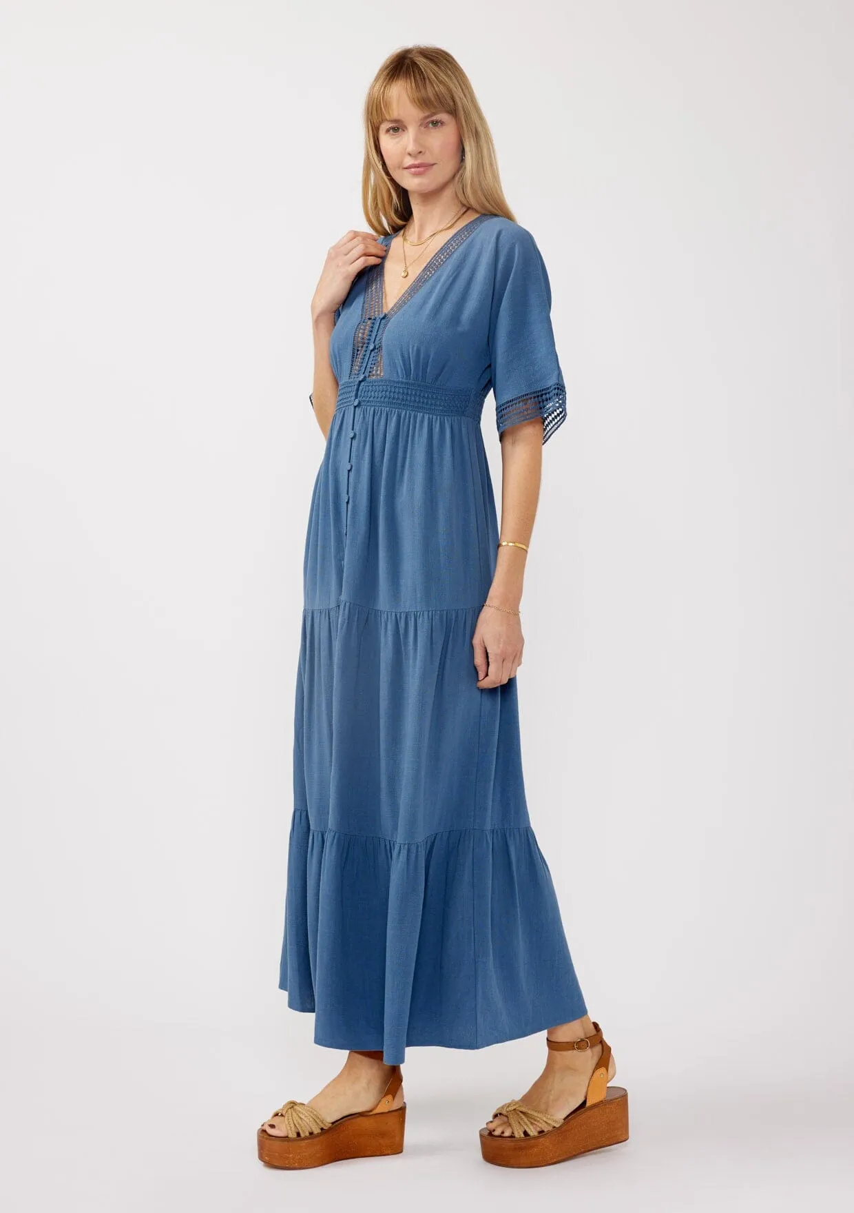 Skyler Tiered Maxi Dress sold by lovestitch product image thumbnail 2