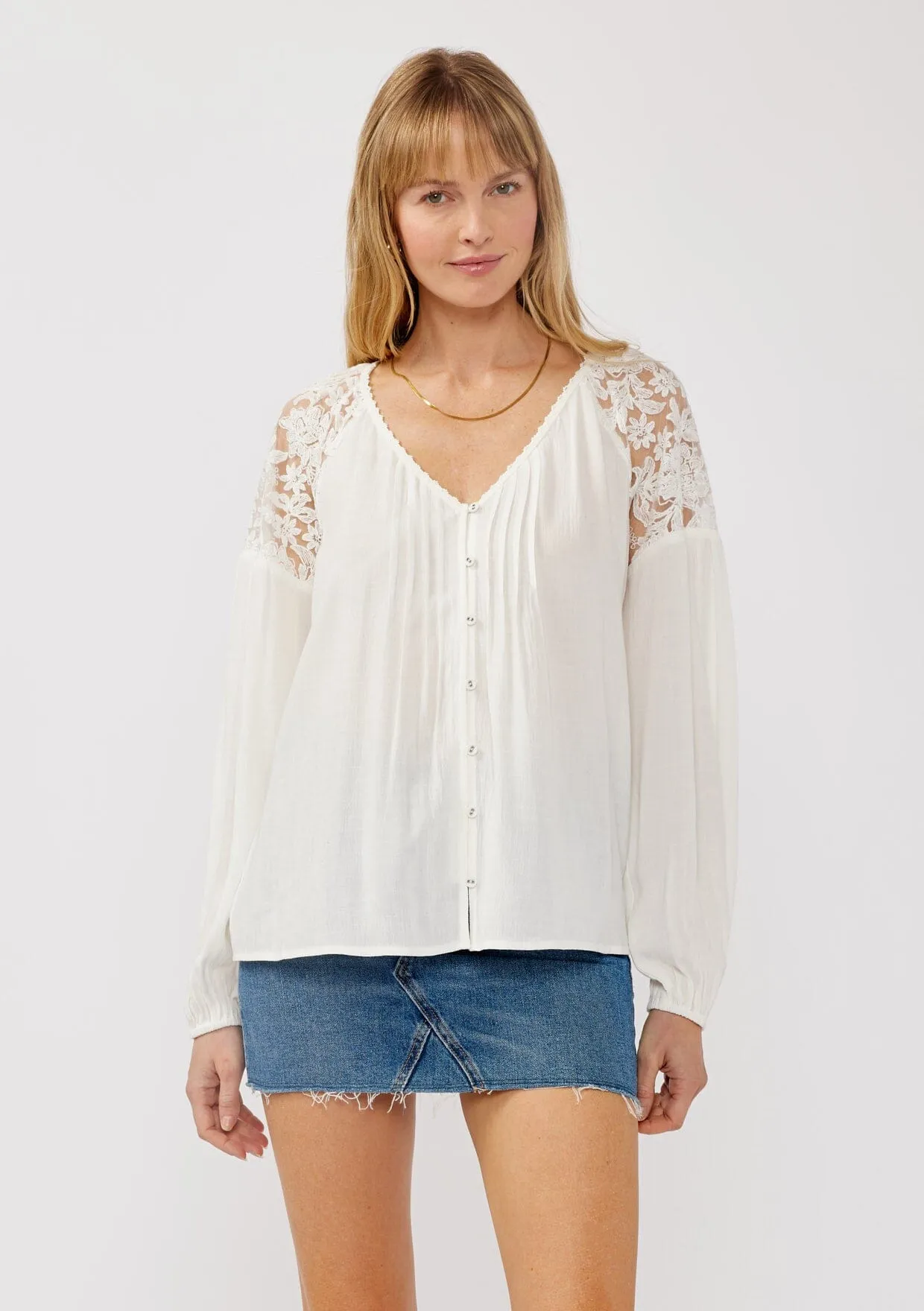 Elowen Lace Blouse sold by lovestitch