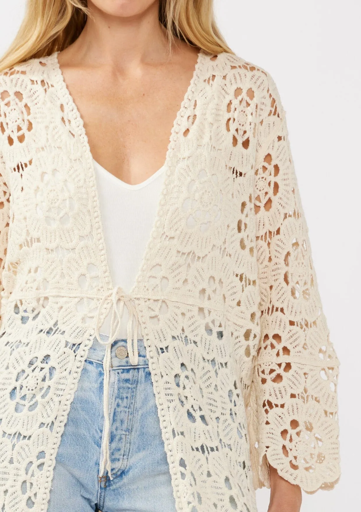 Crashing Waves Crochet Duster sold by lovestitch product image thumbnail 5