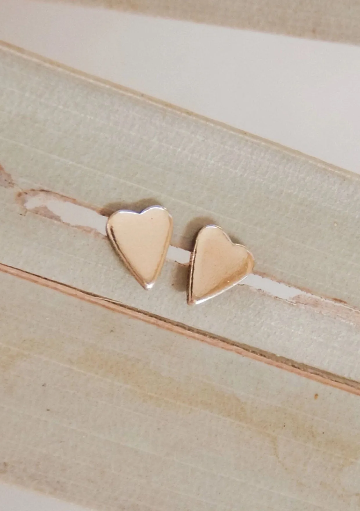 The Barberry & Lace Heart Stud Earrings sold by lovestitch product image thumbnail 3