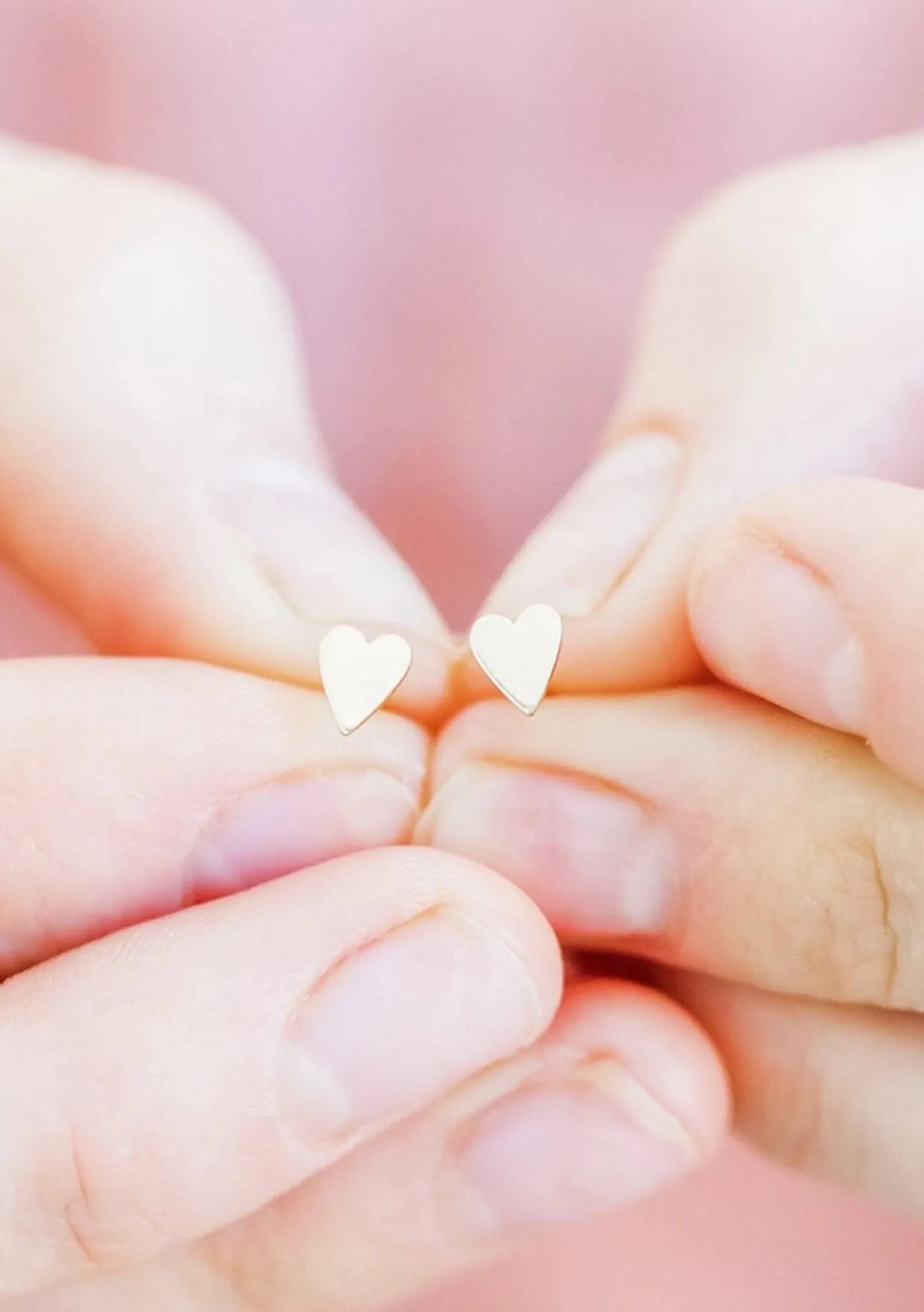 The Barberry & Lace Heart Stud Earrings sold by lovestitch product image thumbnail 2