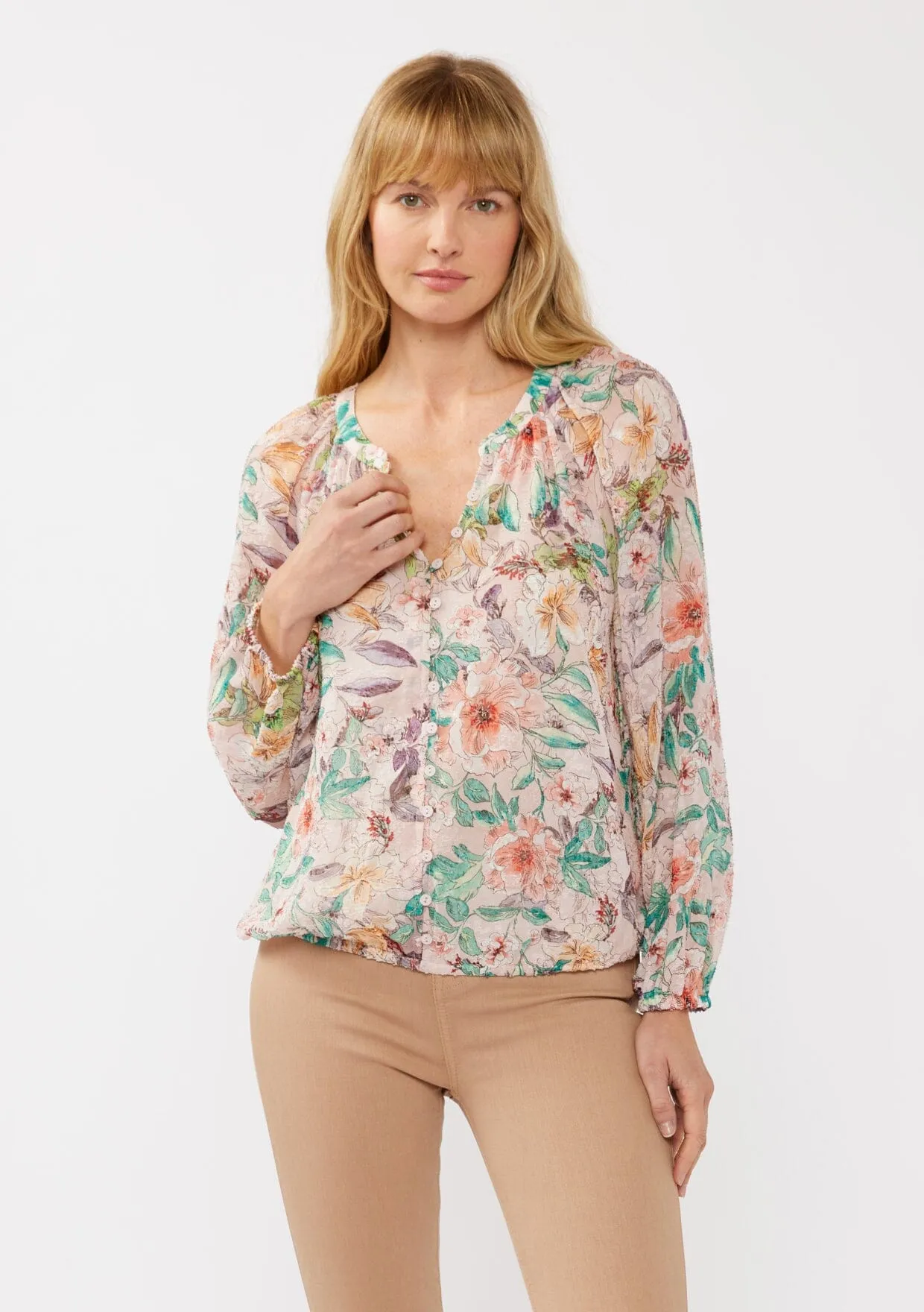 Floral Dust Top sold by lovestitch