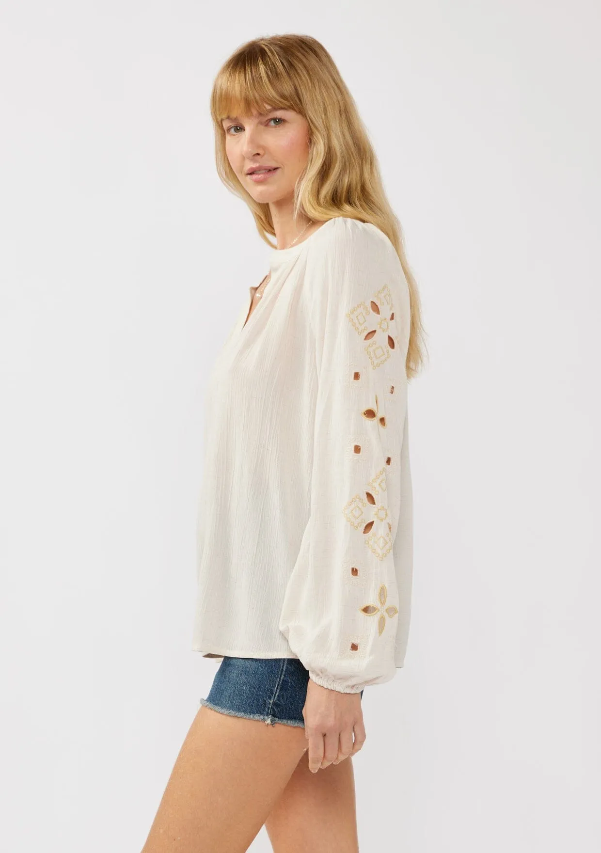 Driftwood Embroidered Blouse sold by lovestitch product image thumbnail 4