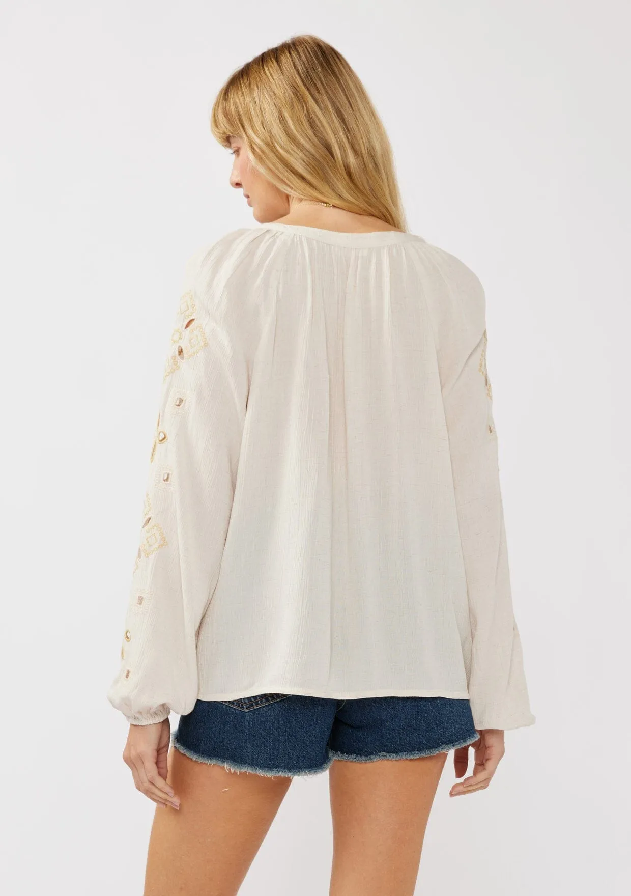Driftwood Embroidered Blouse sold by lovestitch product image thumbnail 3
