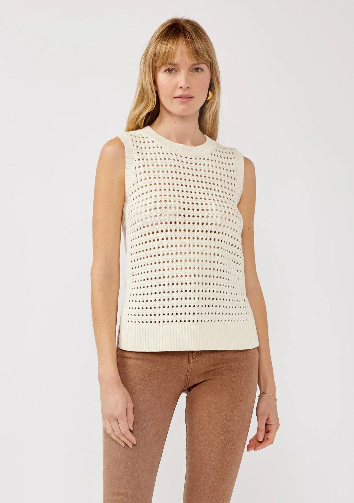 Nika Knit Tank Top sold by lovestitch