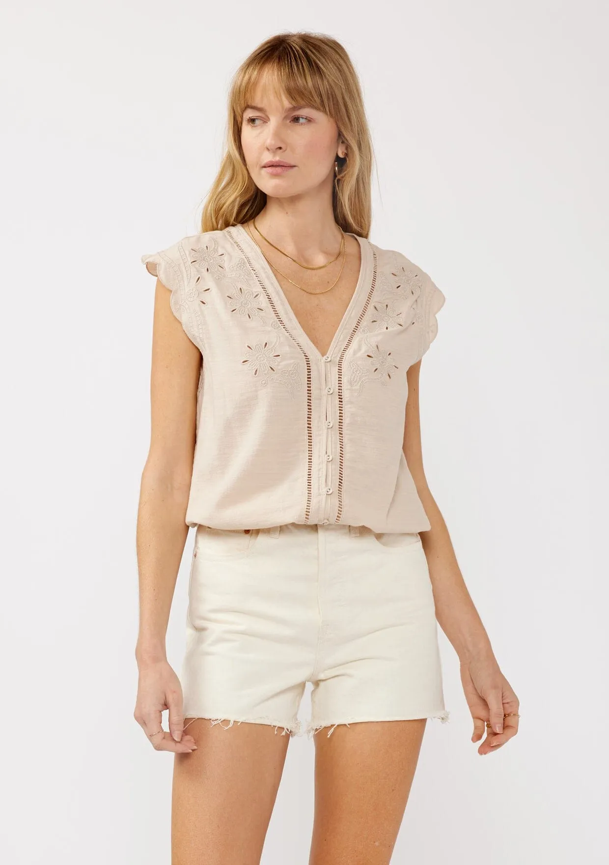 Teresa Embroidered Top sold by lovestitch product image thumbnail 5