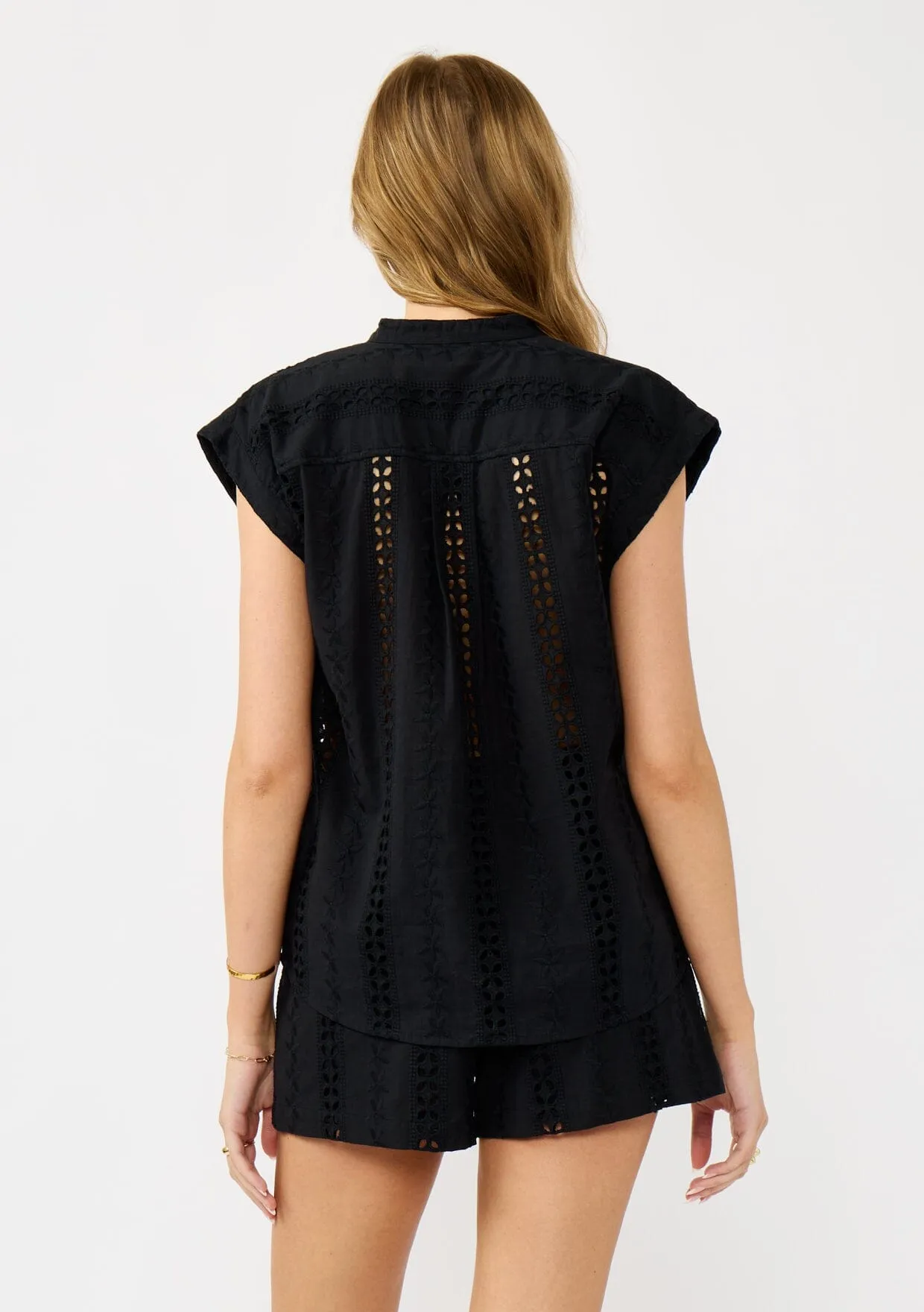 Beachfront Eyelet Camp Shirt sold by lovestitch product image thumbnail 2