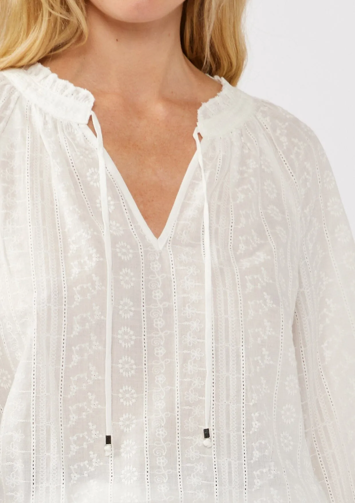 Mia Embroidered Blouse sold by lovestitch product image thumbnail 5