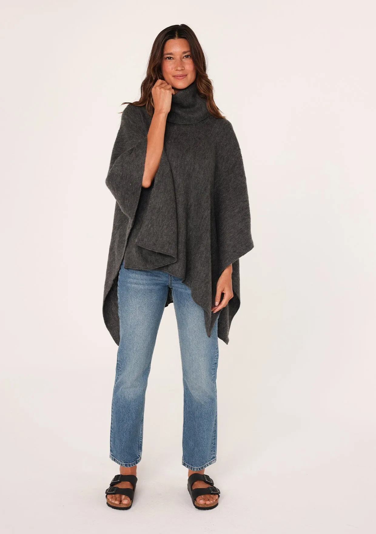 Maeve Cowl Neck Poncho sold by lovestitch product image thumbnail 3