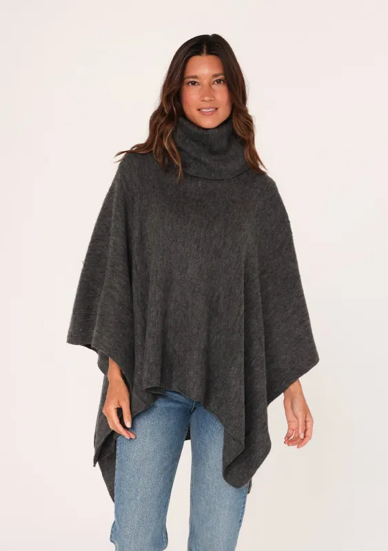 Maeve Cowl Neck Poncho sold by lovestitch