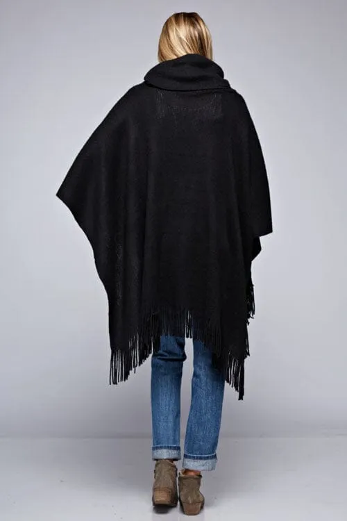 Irene Cowl Neck Poncho sold by lovestitch product image thumbnail 3