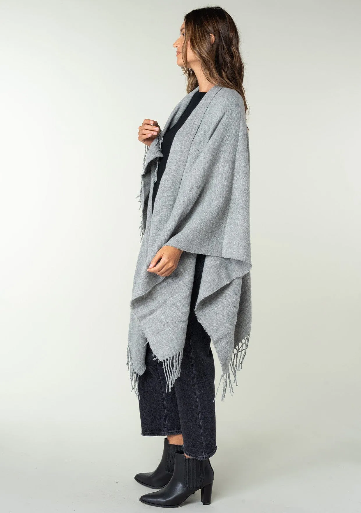 Sara Twill Blanket Poncho sold by lovestitch product image thumbnail 5