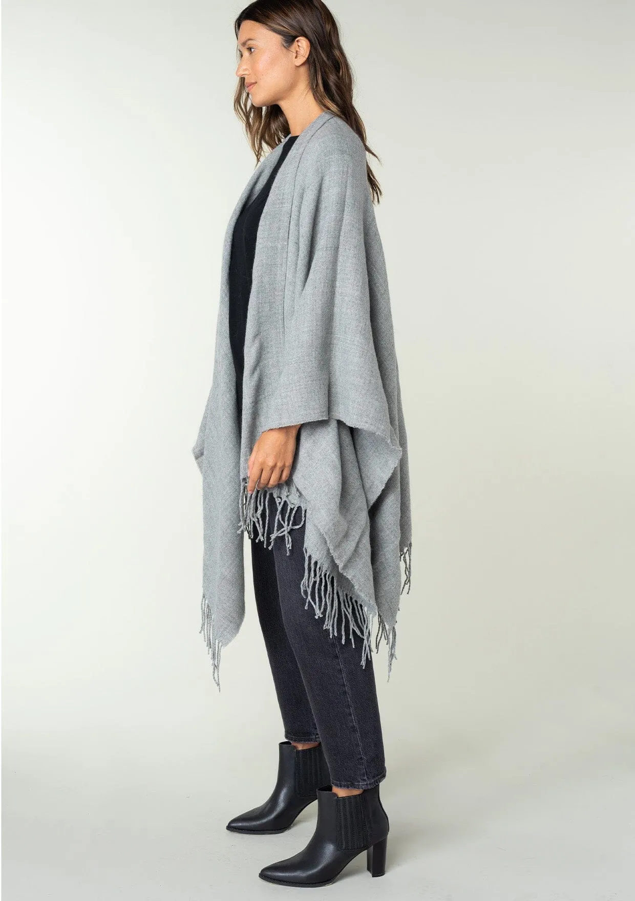 Sara Twill Blanket Poncho sold by lovestitch product image thumbnail 2