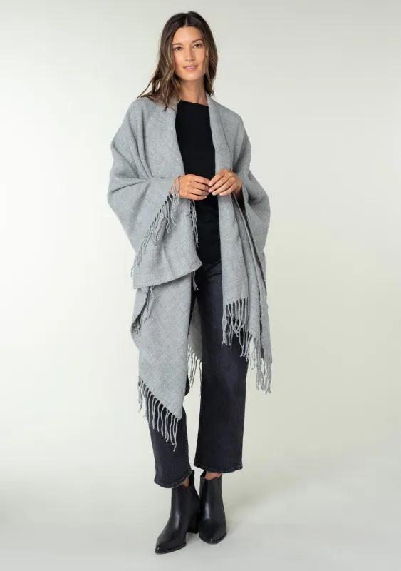 Sara Twill Blanket Poncho sold by lovestitch