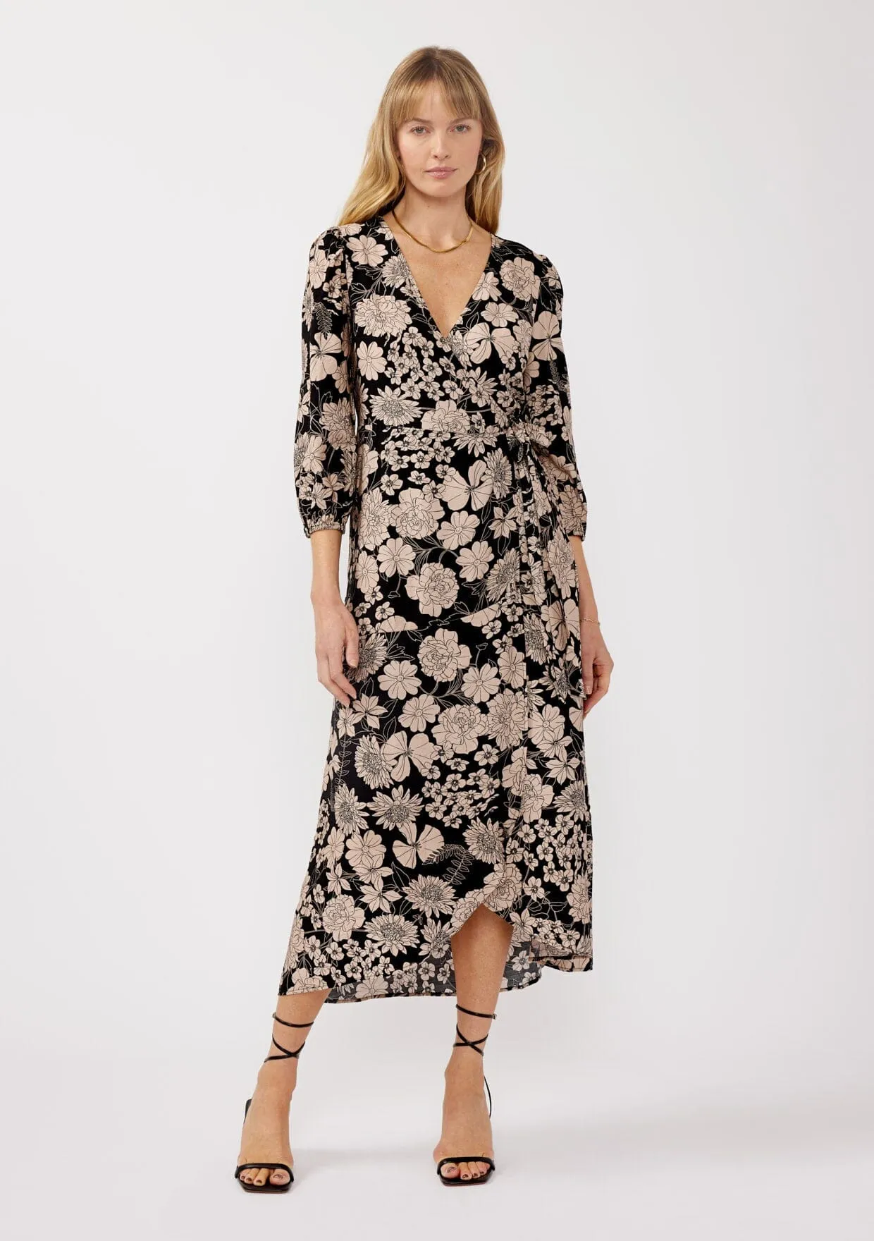 Mother Earth Floral Wrap Dress sold by lovestitch product image thumbnail 5