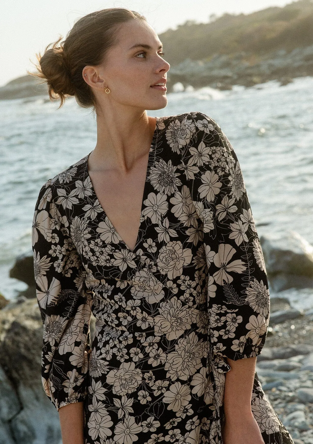Mother Earth Floral Wrap Dress sold by lovestitch product image thumbnail 4