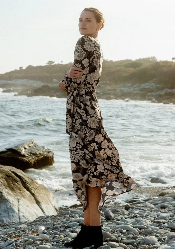 Mother Earth Floral Wrap Dress sold by lovestitch