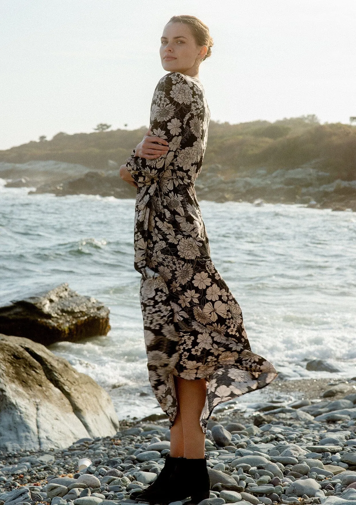 Mother Earth Floral Wrap Dress sold by lovestitch