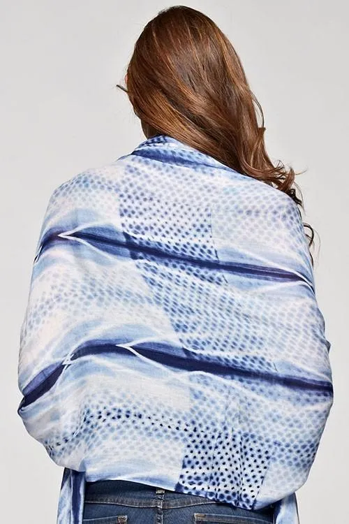 Wild Indigo Tie Dye Scarf sold by lovestitch product image thumbnail 5